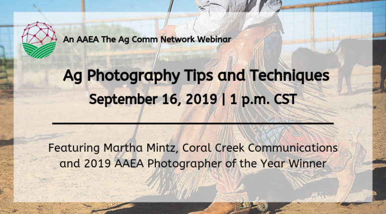September Webinar: Ag Photography Tips and Techniques