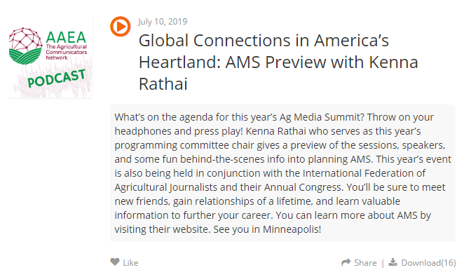 Global Connections in America’s Heartland: AMS Preview with Kenna Rathai