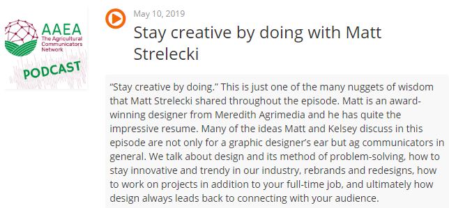 Stay Creative by Doing with Matt Strelecki
