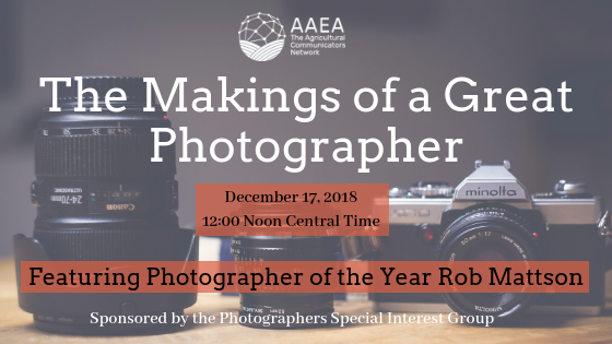 Photography Webinar to Be Held December 17