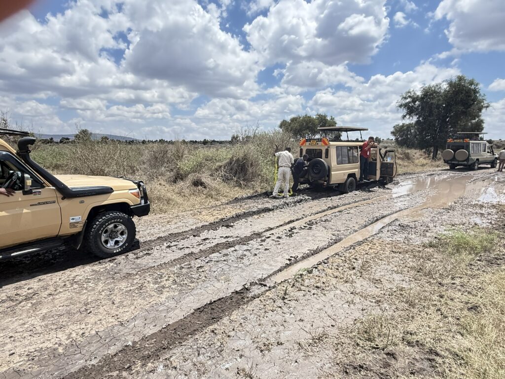 vehicle stuck in Kenya