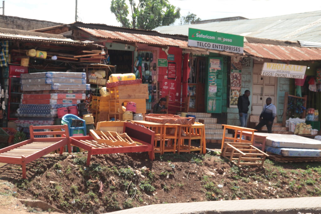 Small shops in Kenya